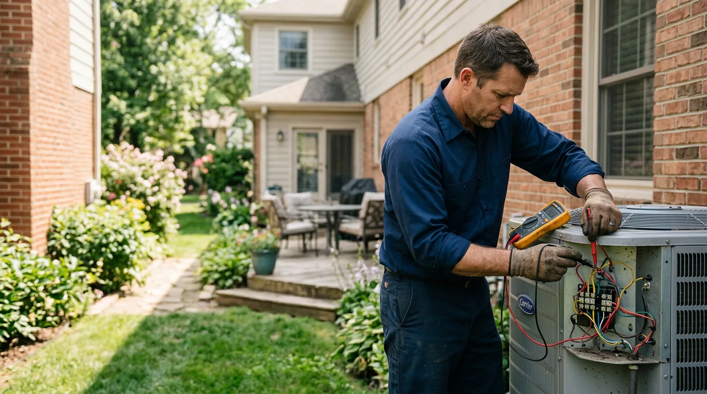 HVAC technician working near Glen Campbell, PA